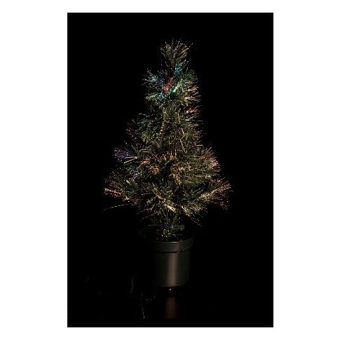 arbol fibra óptica 60 cm verde - estructura decorativa con fibra óptica iluminada, 60 cm de altura, ideal para decoración y ambientación.